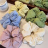 Scrunchies Vải Trơn Màu Pastel MK011